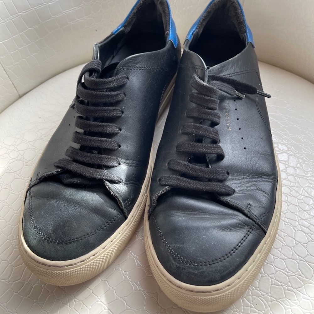 AXEL ARIGATO MENS SNEAKER BLACK LEATHER 10.5